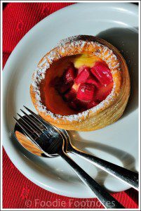 Honore Bakery Rhubarb Vanilla Bean Tart