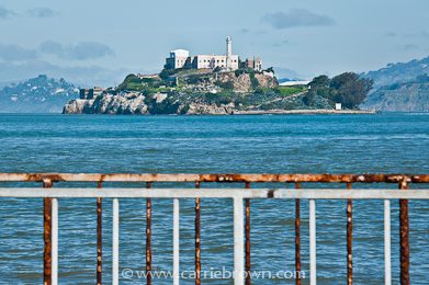 Alcatraz "The Rock" from Fisherman's Wharf, San Francisco