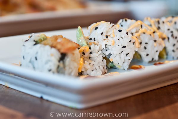 Sushi rolls at Earls, Bellevue