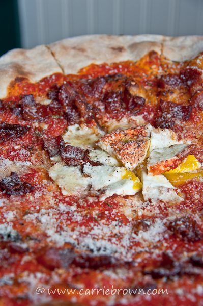Bacon Rosemary Pizza at Cafe Lago, Montlake, Seattle