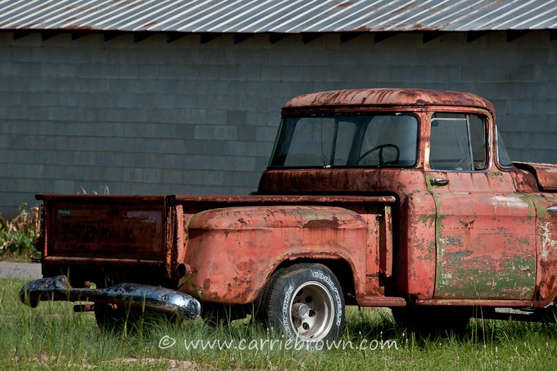 Rusty old truck