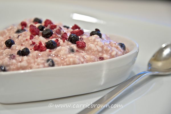 Very Berry Rice Pudding