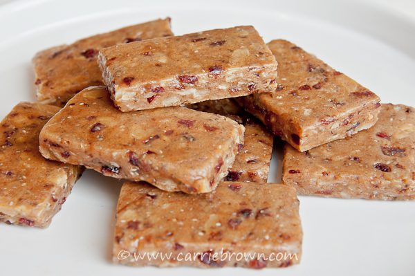 Carrie Brown | Cranberry Almond Protein Bars