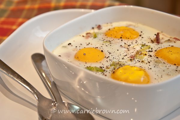 Oven Bacon and Eggs | Carrie Brown