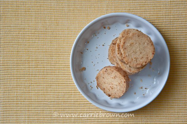 Lemon Shortbread Cookies | Carrie Brown