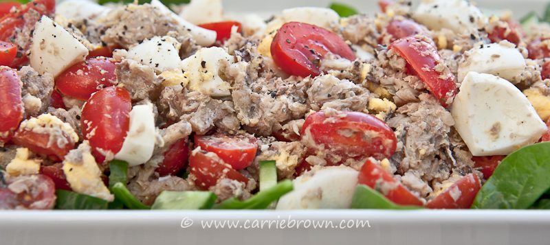 Tomato Sardine Salad | Carrie Brown