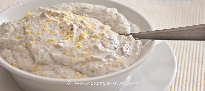 Creamy Lemon Coconut Cereal | www.carriebrown.com