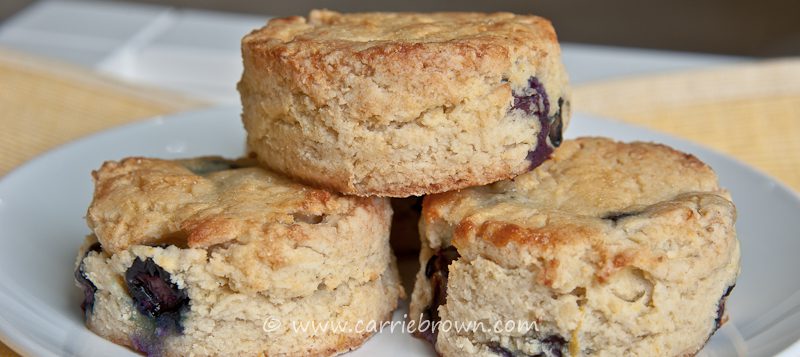 Blueberry Cheesecake Scones | Carrie Brown