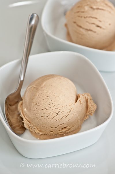 Peanut Butter Ice Cream | www.carriebrown.com