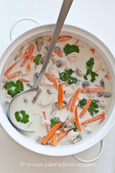 Thai Chicken Coconut Soup  |  Carrie Brown
