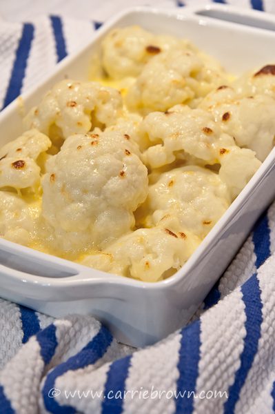 Cauliflower Cheese | Carrie Brown