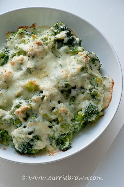 Swiss Baked Broccoli | Carrie Brown