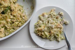 Creamy Chicken and Cabbage Casserole | Carrie Brown
