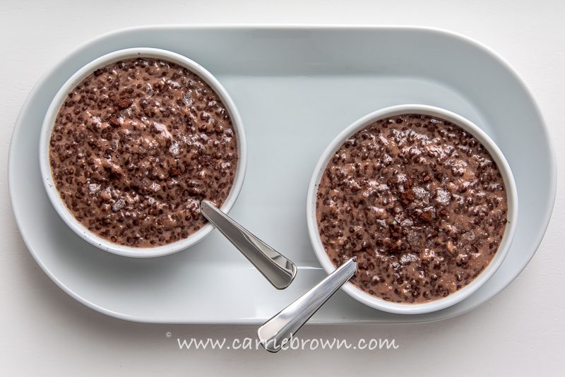 Creamy Chocolate Oatmeal | Carrie Brown