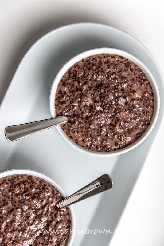 Creamy Chocolate Oatmeal | Carrie Brown