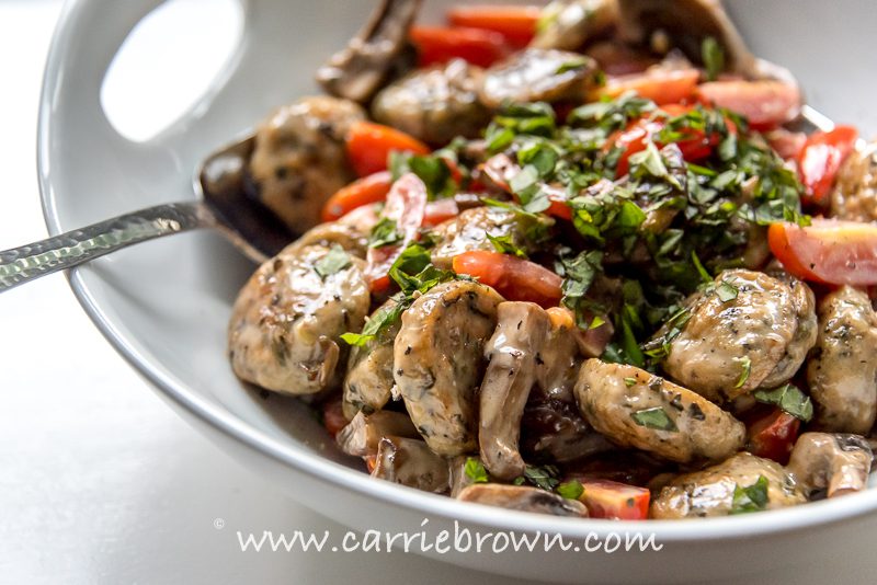 Chicken Meatball Skillet | Carrie Brown