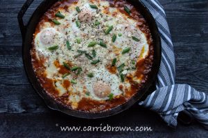Italian Style Creamy Baked Eggs | Carrie Brown