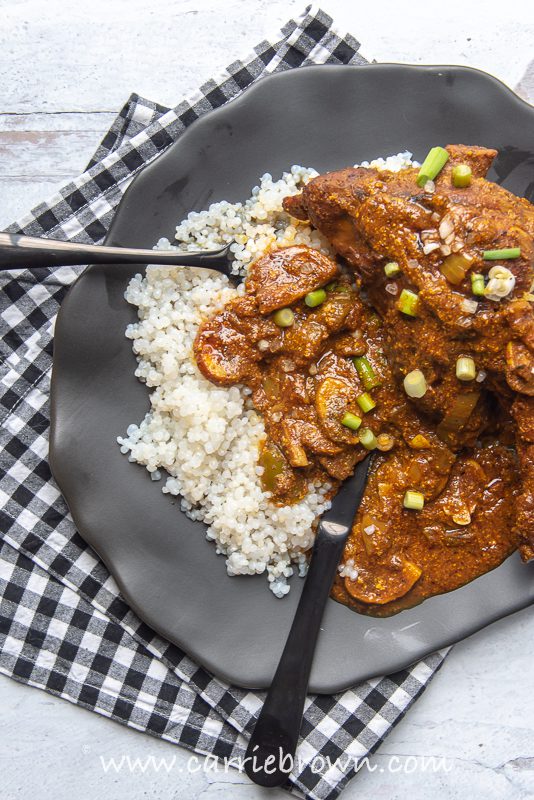 Cast Iron Curried Lamb Shanks Yogi Parker Carrie Brown