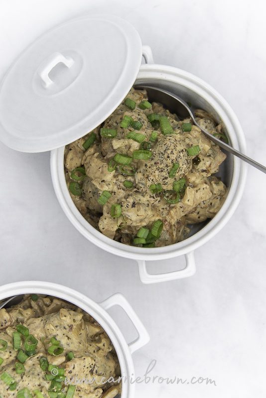 Smothered Chicken Meatballs